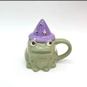 Hyde and EEK! Boutique Figural Frog Mug with Lid - 9oz (NEW) 2 PACK